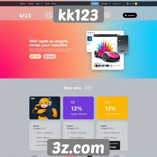 Nova interface do site kk123 melhora experiência do usuário